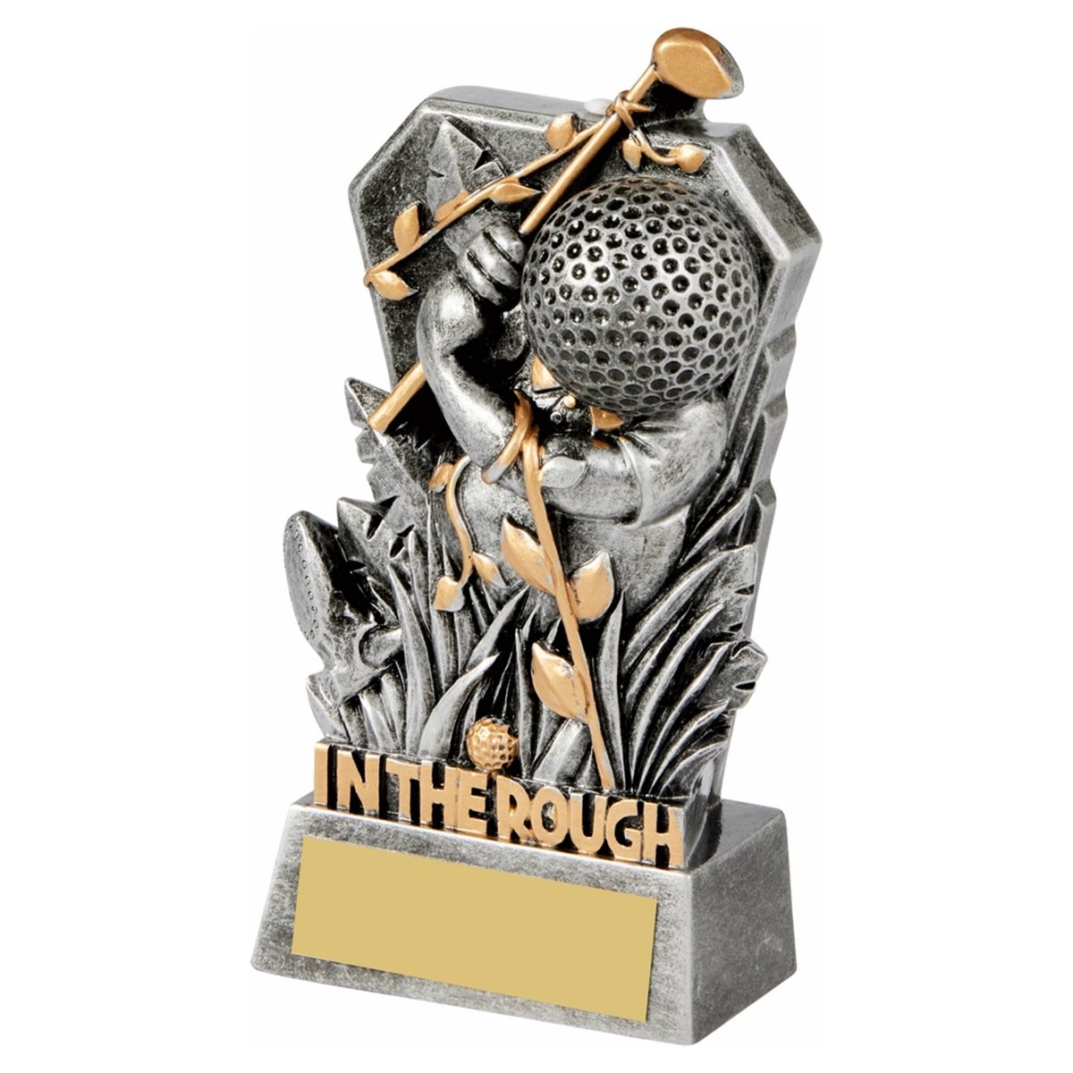 In The Rough Golf Novelty Resin Trophy RS953