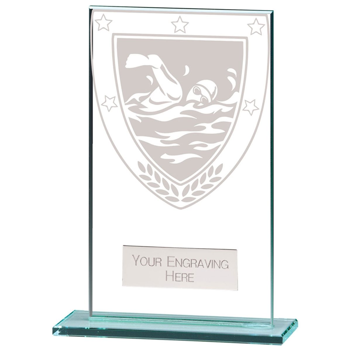 Swimming Millennium Glass Award CR20592
