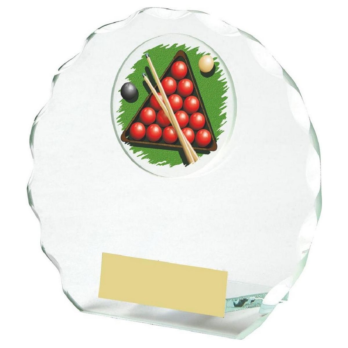 Snooker Jade Glass Award 1075