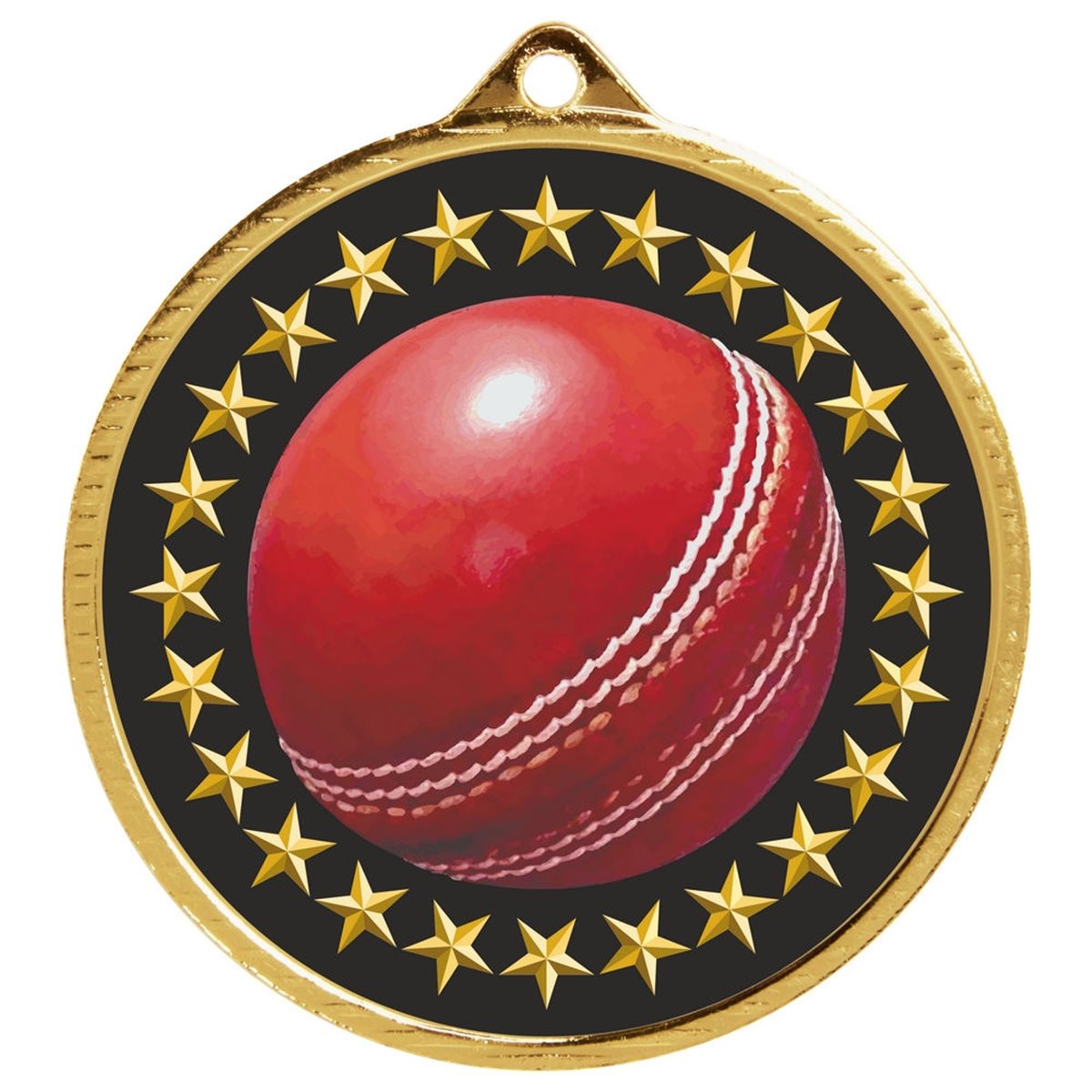 Cricket Medal 50mm in Gold, Silver & Bronze MD208