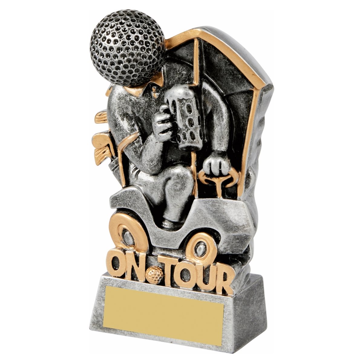 On Tour Golf Novelty Resin Trophy RS956