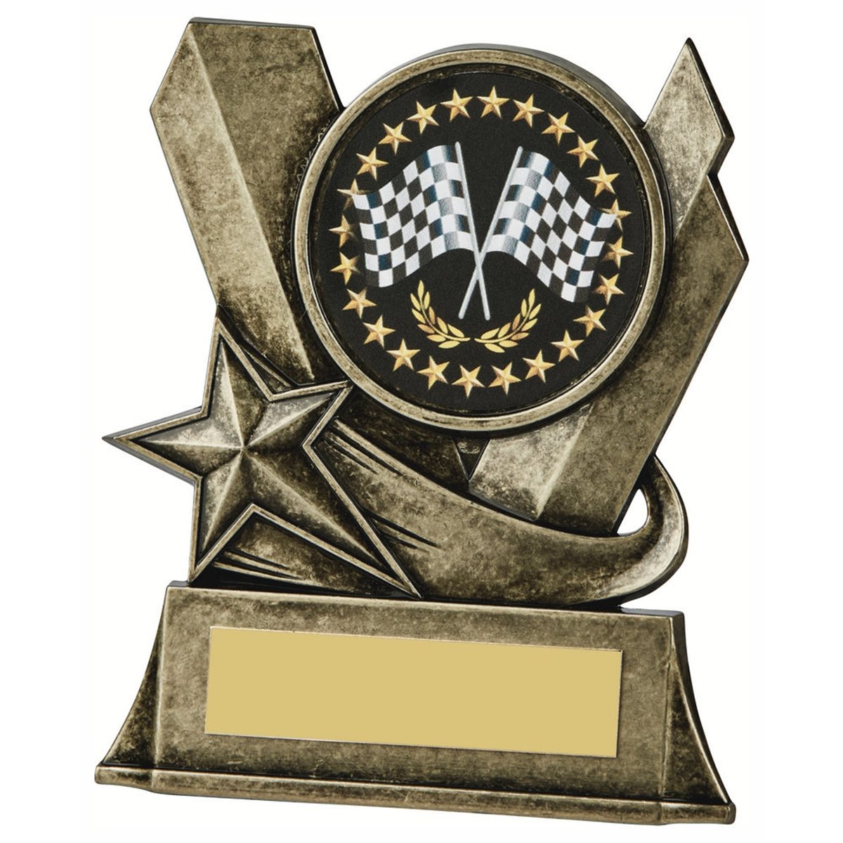 Motorsport Flag Metal Stand Award 1735