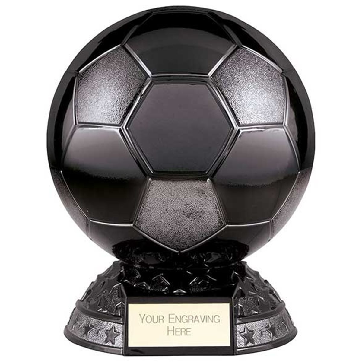 Elite Football - metallic black football Award PA23000A