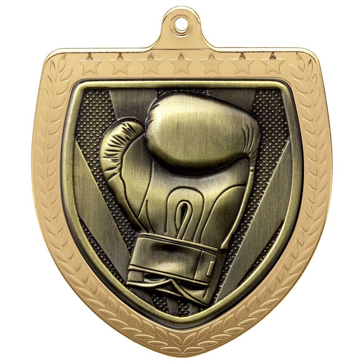 Boxing 75mm Cobra Shield Medal in Gold, Silver & Bronze MM24213