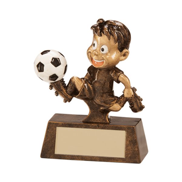 Little Champion Football Trophy Gold Resin RF17100