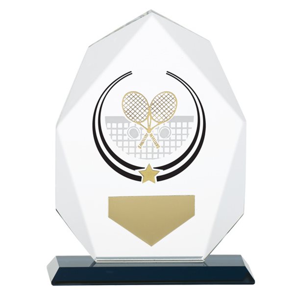 Glacier Tennis Glass Award 10mm Thick CR17083