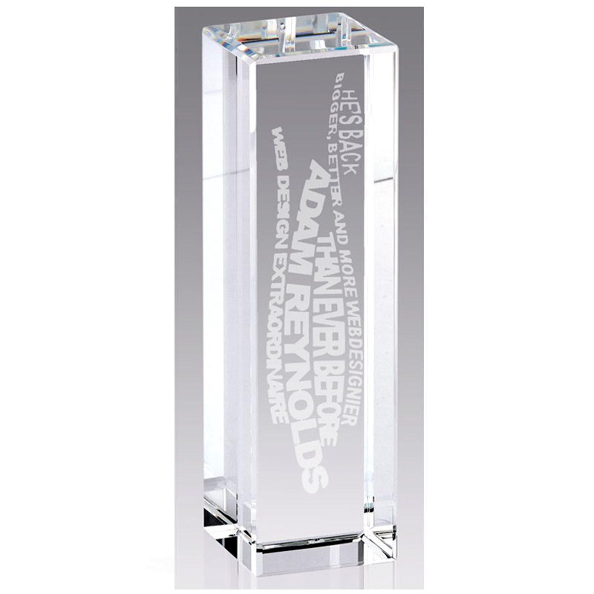 New York Glass Award KK210 60mm thk