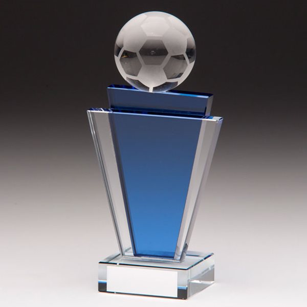 Gauntlet Crystal Football Award CR15063