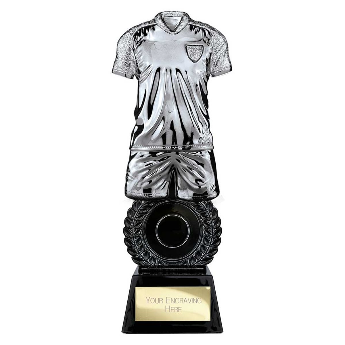 Silver & Black Intensity Football Award PA26223