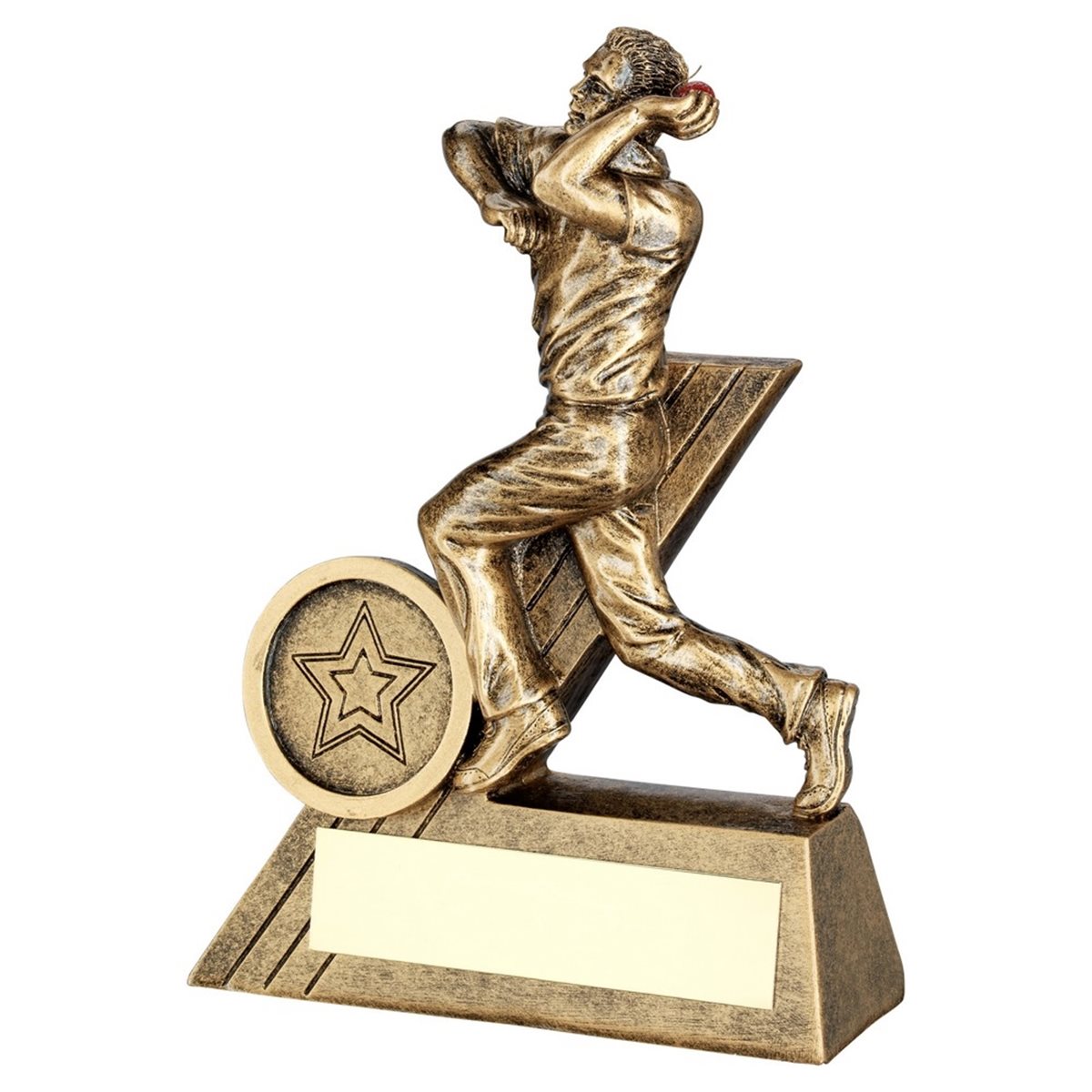 Cricket Bowler Resin Trophy JR6-RF057