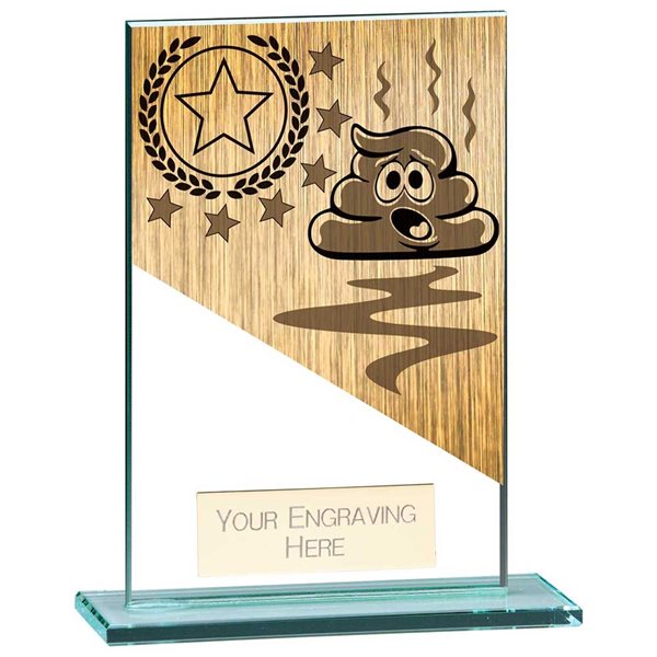 Mustang Glass Poo Emoji Award CR23142 (5mm thick)