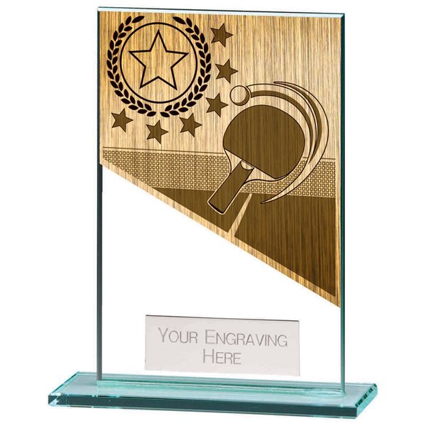 Mustang Glass Table Tennis Award CR22217