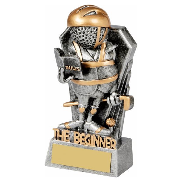 The Beginner Golf Novelty Resin Trophy RS951