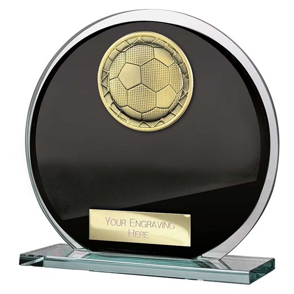 Football Black Glass Superstar Award CR26567