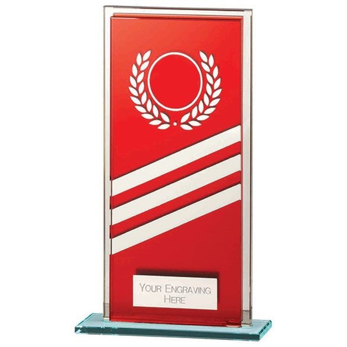 Talisman Mirror Red Glass Award CR22010