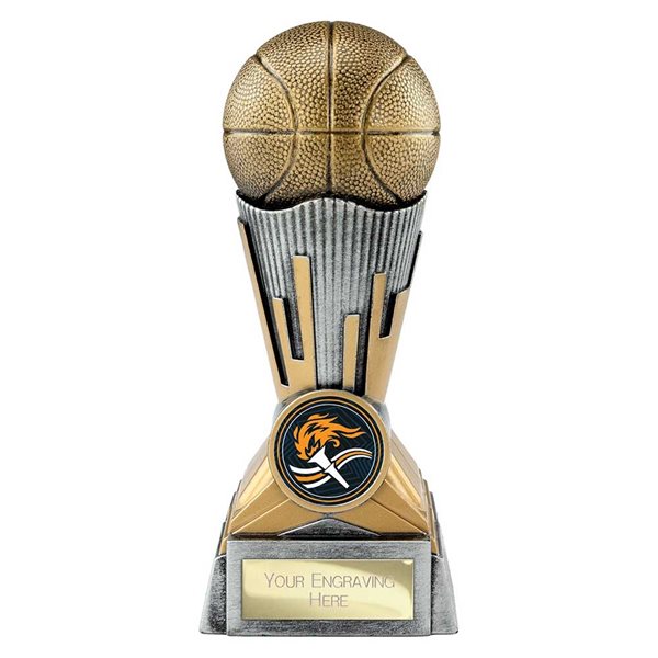 Digital Basketball Antique Silver & Gold Award PA26037