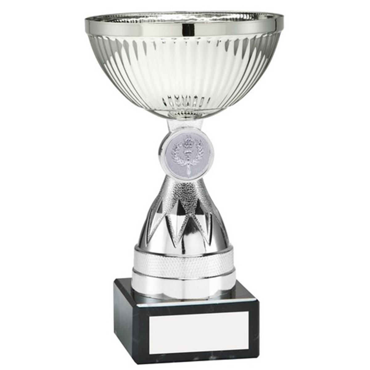Silver Plastic Presentation Cup on Marble Base JR22-AT49