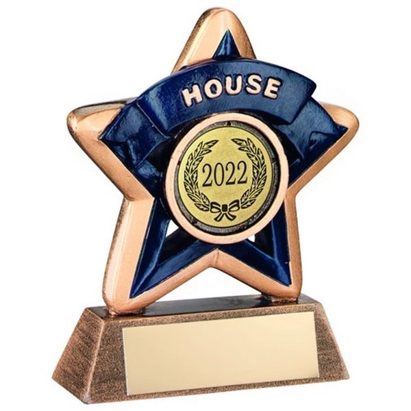 Star Blue House Resin Award JR44-RF400B