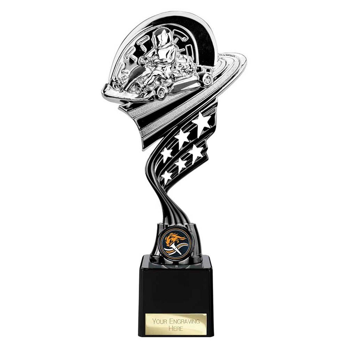 Innov8 Silver & Black Go-Kart Award TR26583
