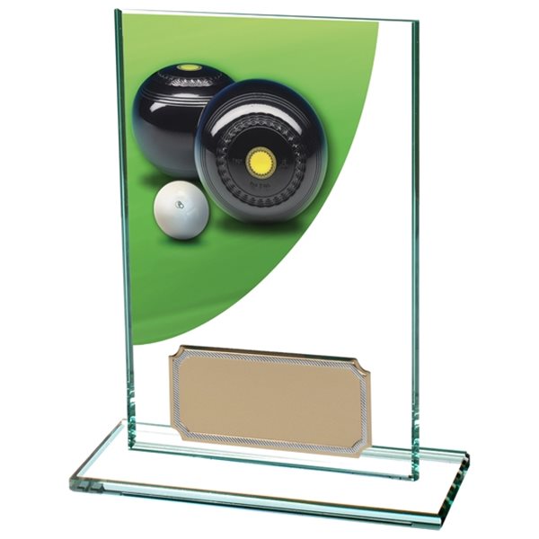 Lawn Bowls Glass Award CR4754