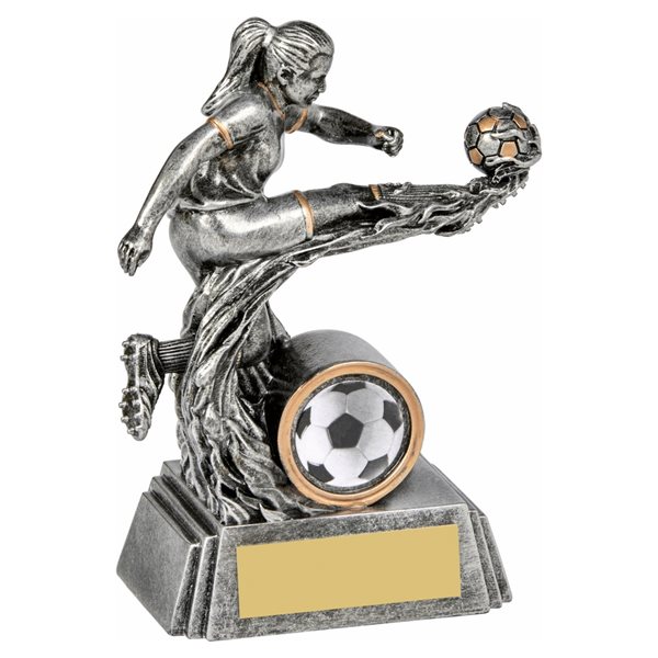 Football Female Player Resin Award RS925