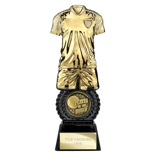 Intensity Gold & Black Player of the Month Football Trophy PT25056