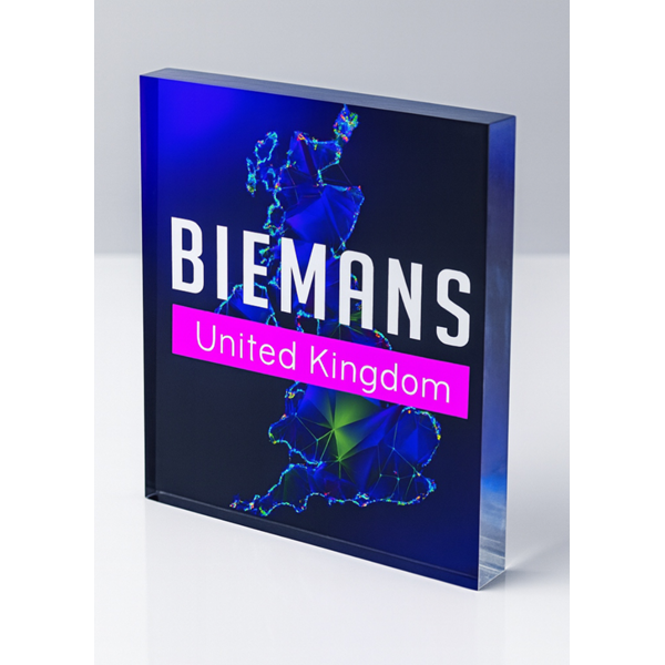 ACRYLIC Square Block Award - Colour Print