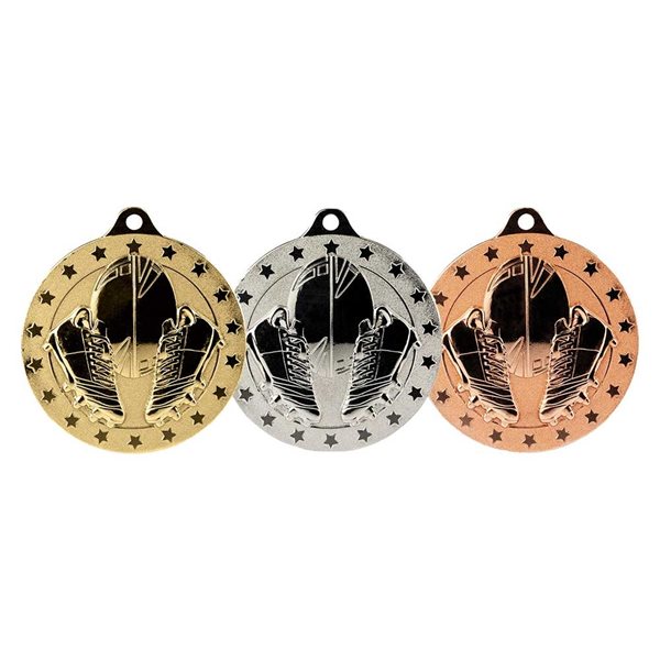 Cascade 50mm Rugby Medal in Gold, Silver and Bronze MM26185