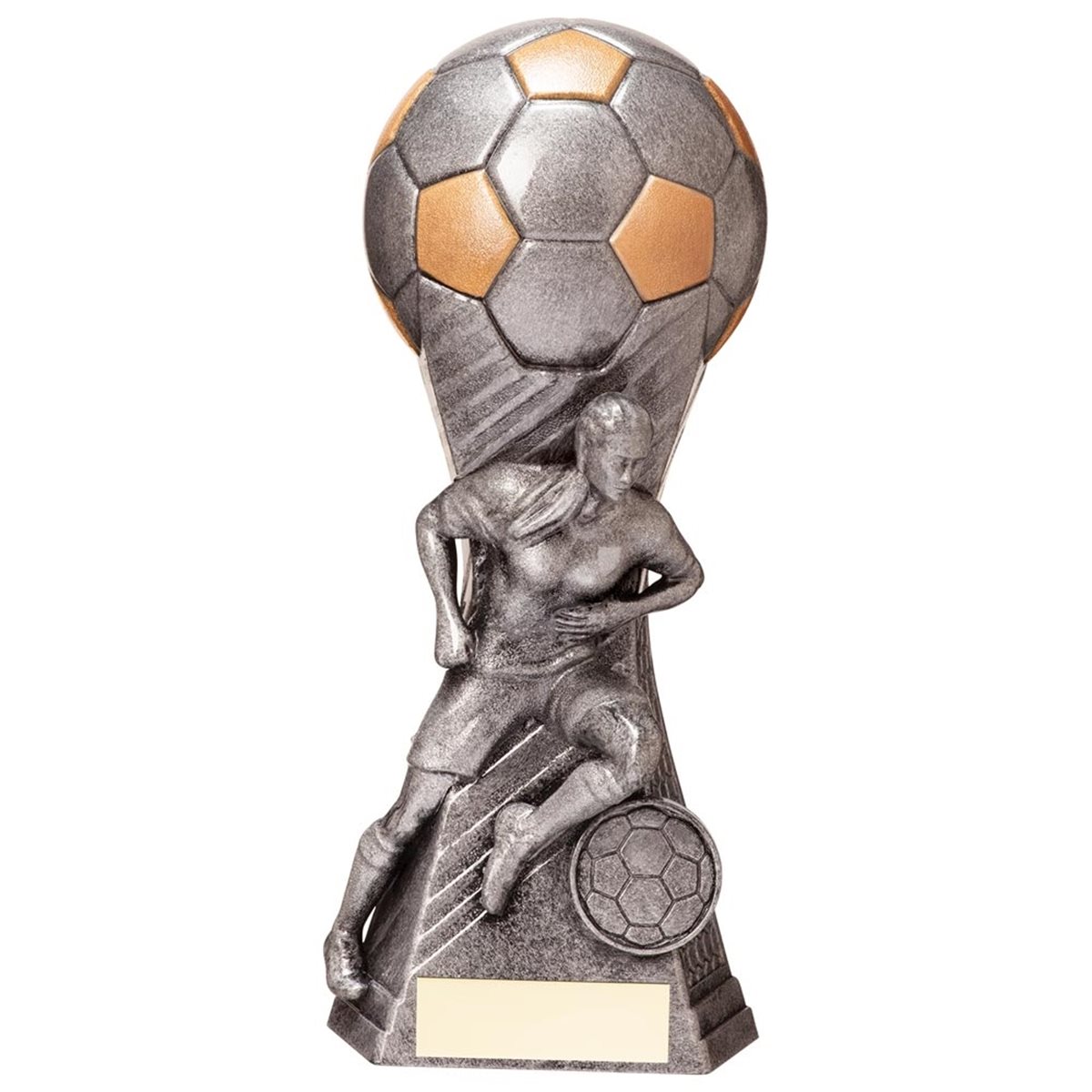 Silver Female Football Award PA20459