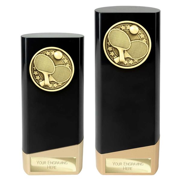 Black and Gold Prime Heavyweight Table Tennis Award PA26657
