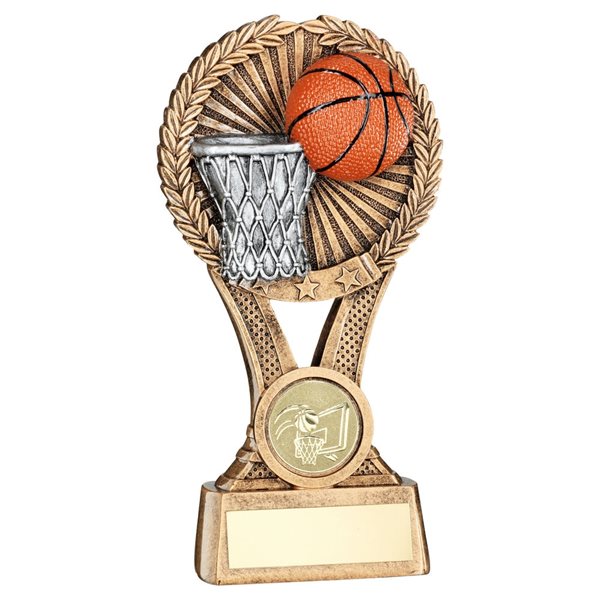Basketball Round Wreath Award JR15-RF686