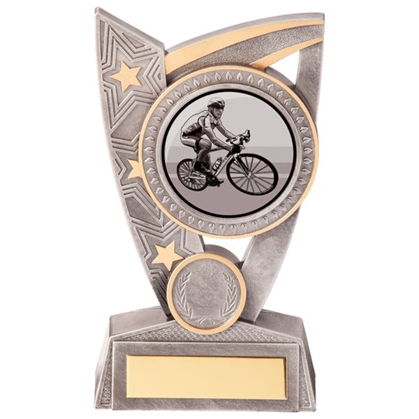 Triumph Silver Resin Cycling Trophy PL20284