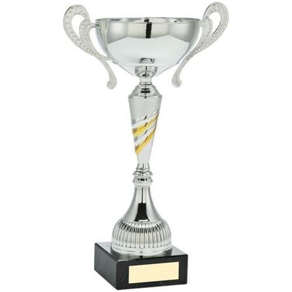 Gold & Silver Presentation Cup with Handles on Marble Base JR22-AT29