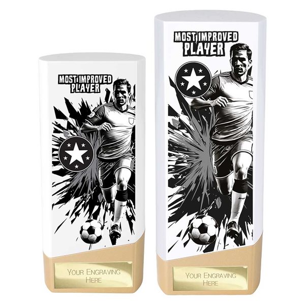 White and Gold Prime Most Improved Player Award PW26134