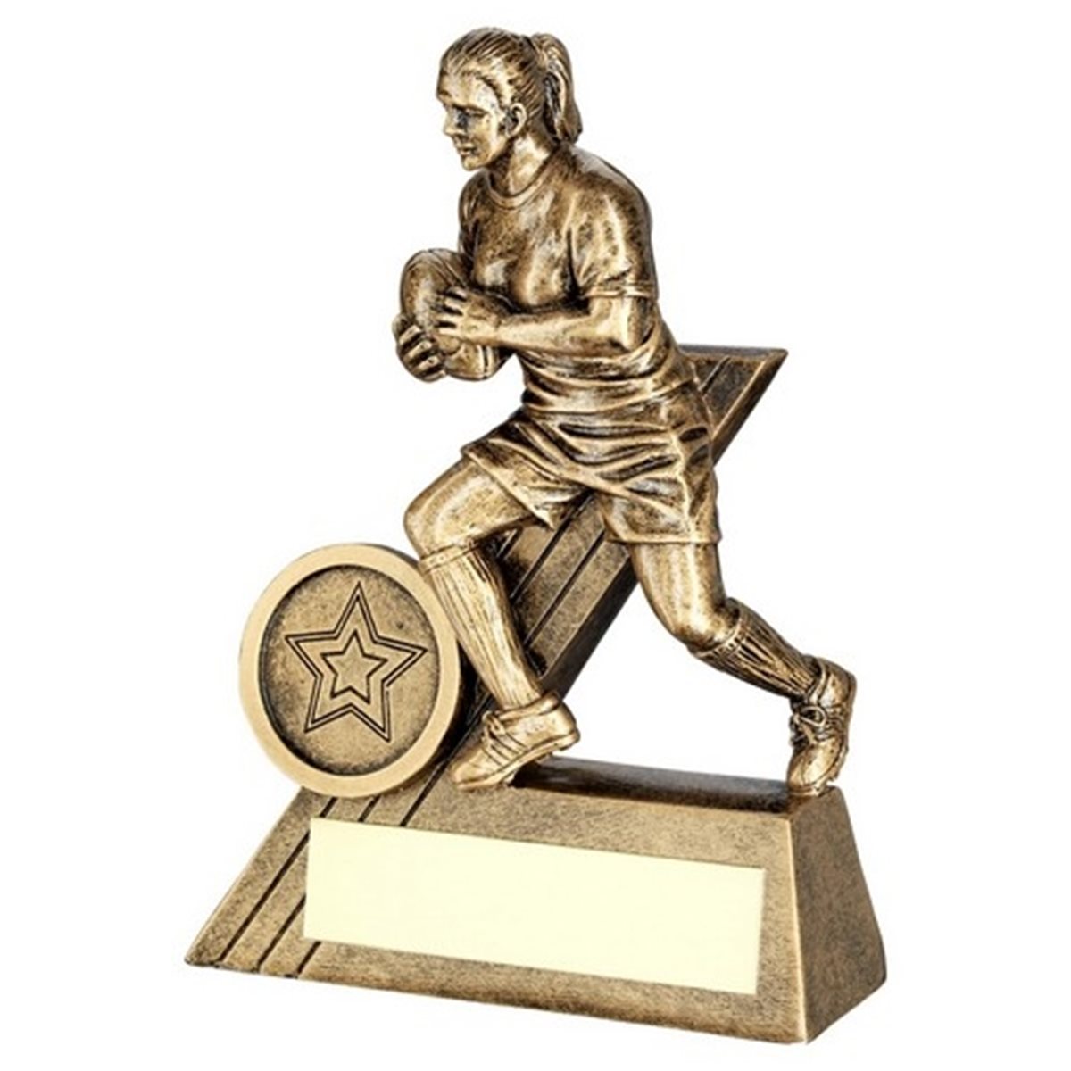 Rugby Female Player Resin Award JR4-RF055