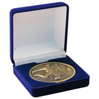 DELUXE BLUE 50/60/70MM MEDAL BOX MB01B