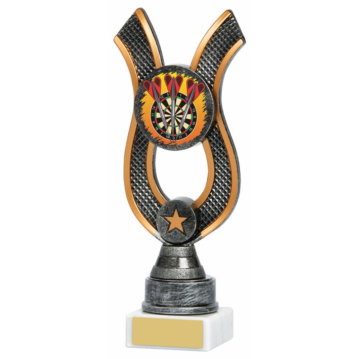 Darts Antique Silver Ribbon Award 1670