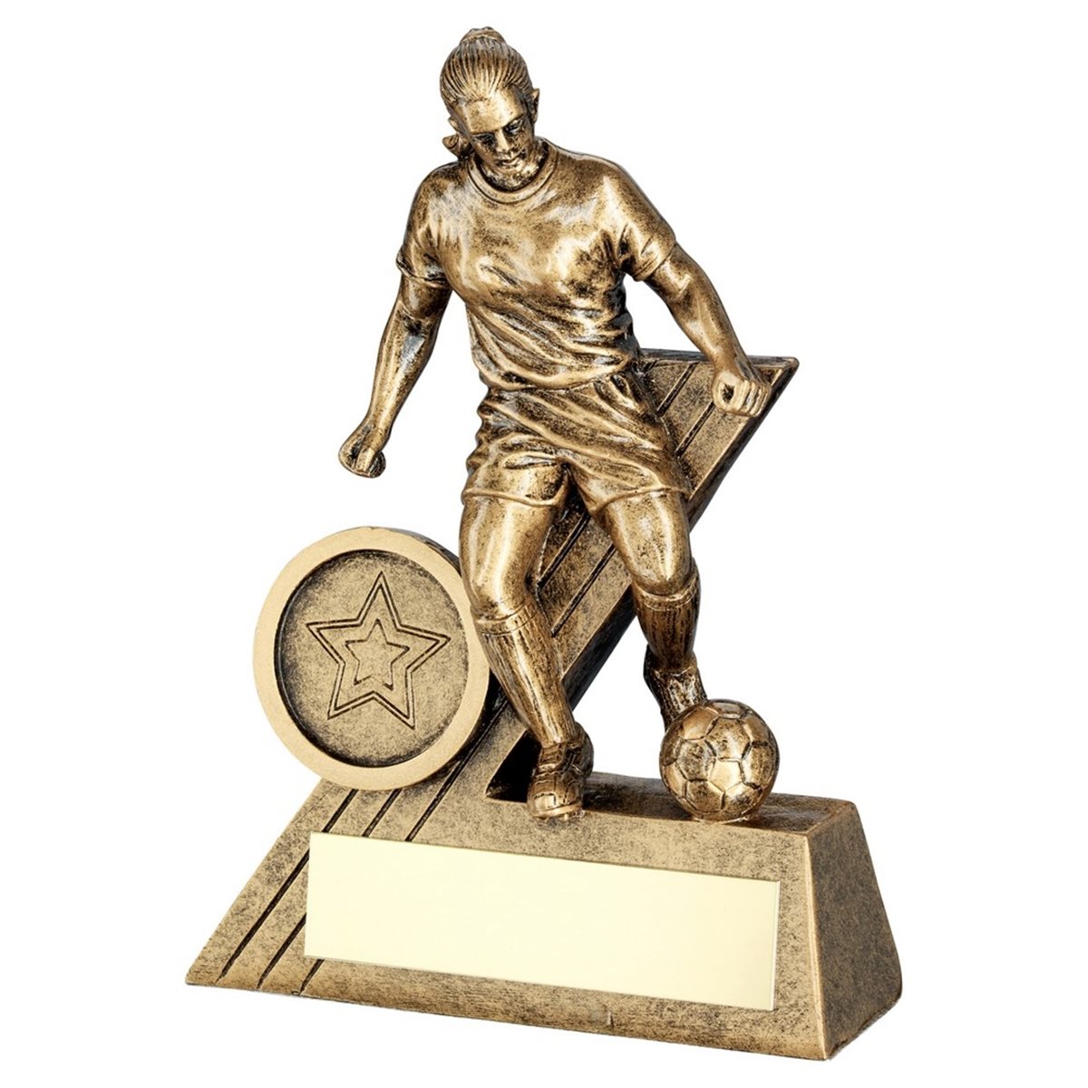 Female Football Resin Trophy JR1-RF052