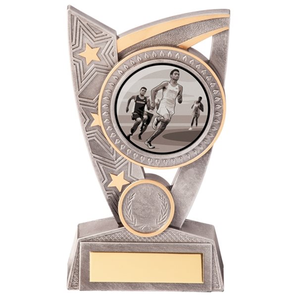 Triumph Silver Resin Running Trophy PL20278
