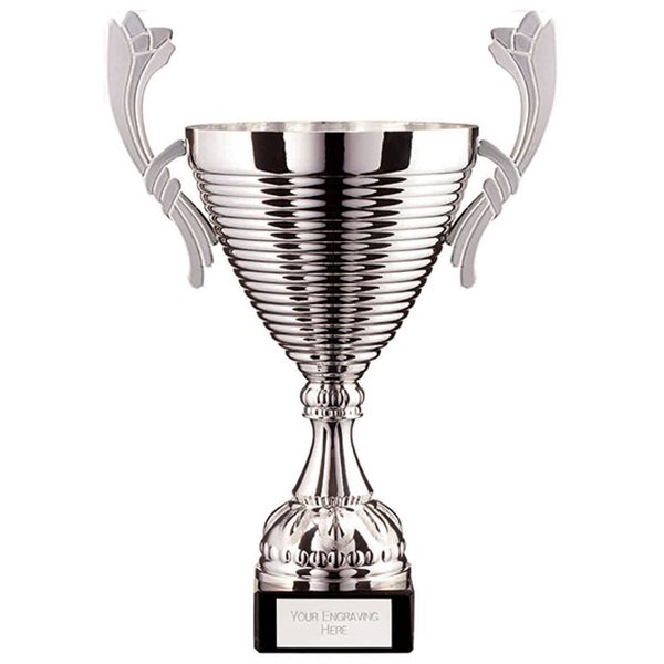 Silver Cup on Black Marble Base TR22522