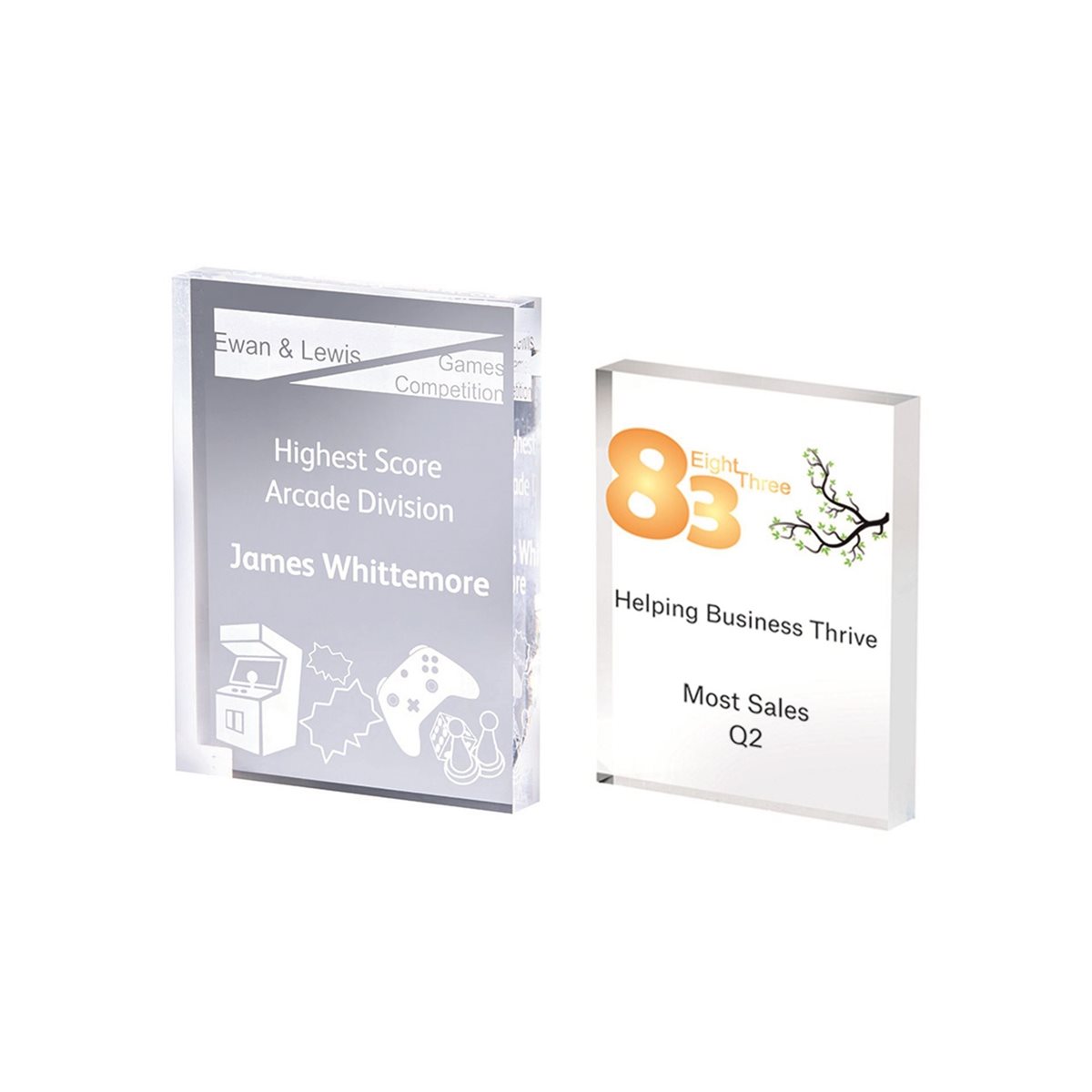 ACRYLIC Block Award - Colour Print
