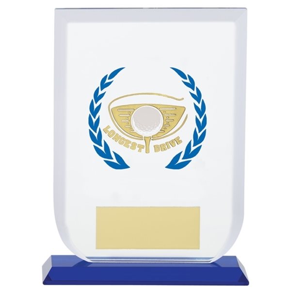Gladiator Longest Drive Golf Glass Award CR17071