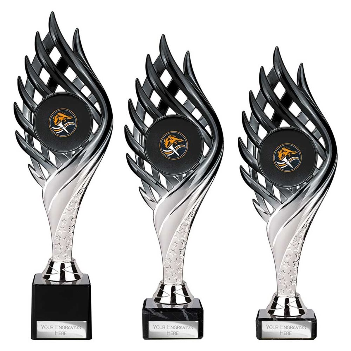 Wildfire Black & Silver Award TR26555