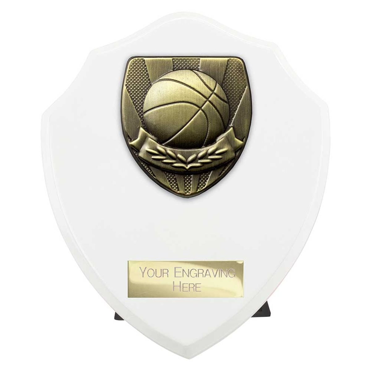 Basketball Cobra White Shield PT24196