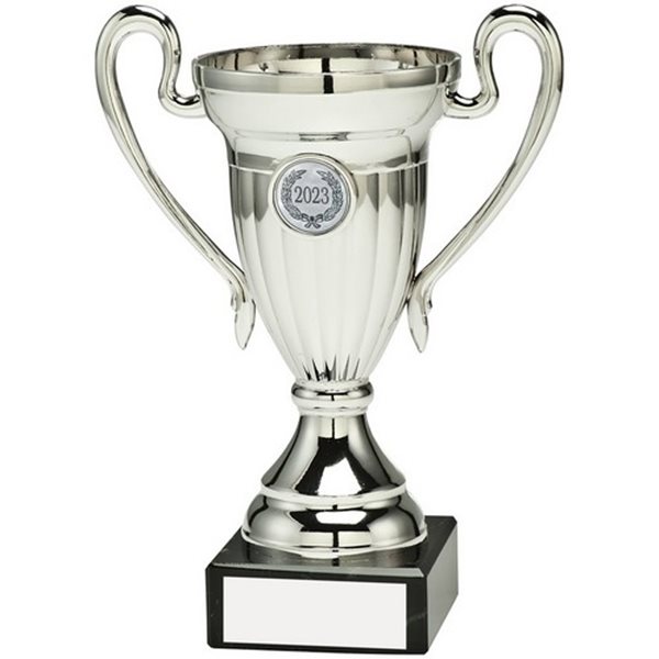 Silver Plastic Presentation Cup on Marble Base JR22-AT02