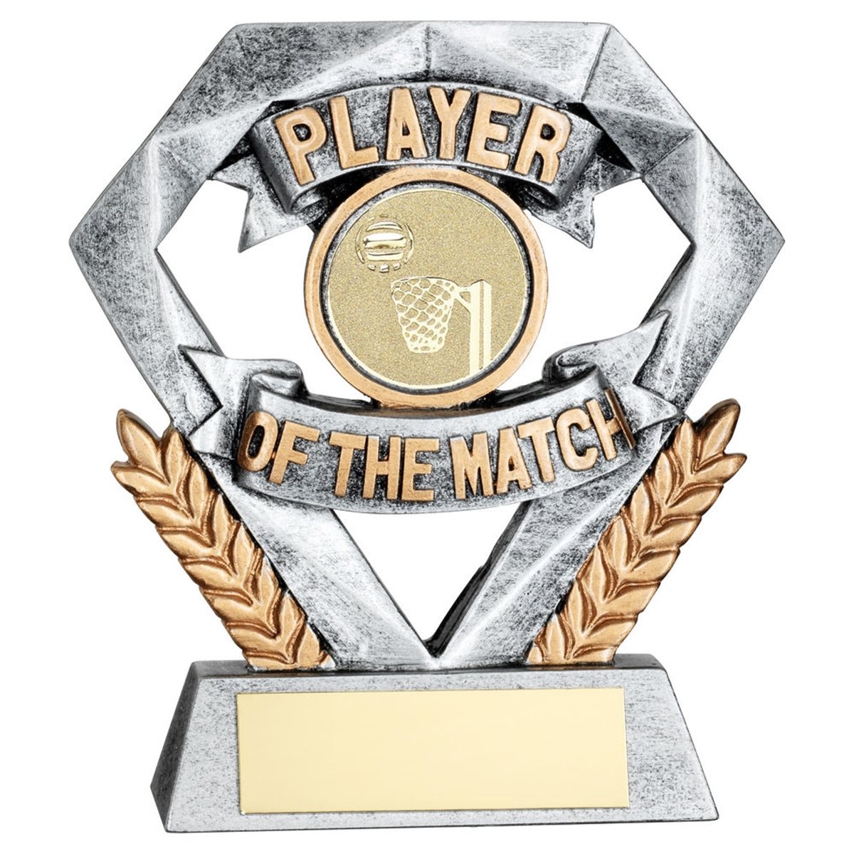 Mini Diamond Player of the Match Netball Award JR16-RF700P28