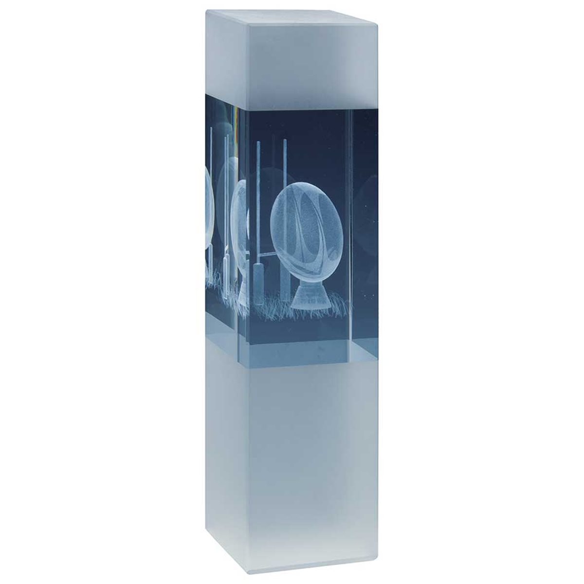 Arctic Blast 3D Rugby Glass Award CR24177