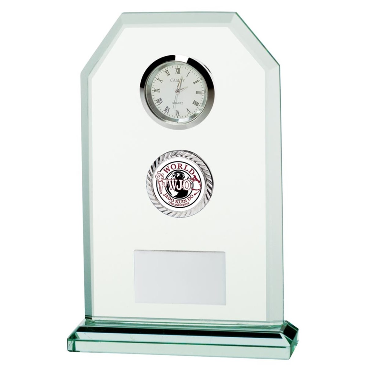 Jade Vitoria Glass Clock CL2286B