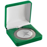 DELUXE GREEN 50/60/70MM MEDAL BOX MB03B