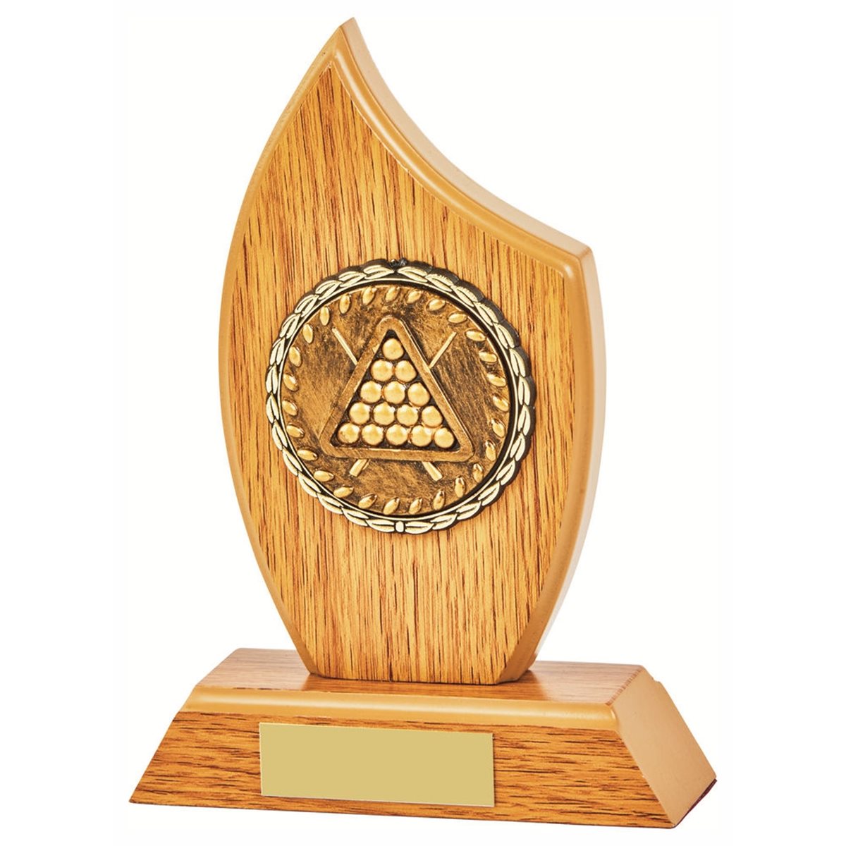 Pool/Snooker Wooden Plaque Award 1675